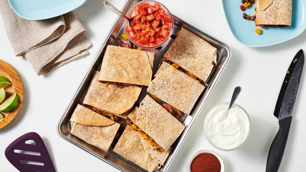 Sheet Pan Quesadillas